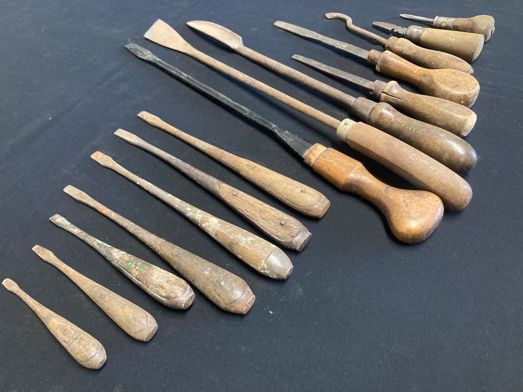 Antieke schroevendraaiers etc., Ophalen of Verzenden