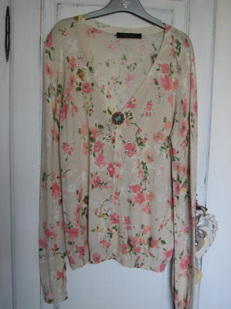 Twin-Set Simona Barbieri vest XL, Maat 38/40 (M), Twinset, Overige kleuren, Verzenden