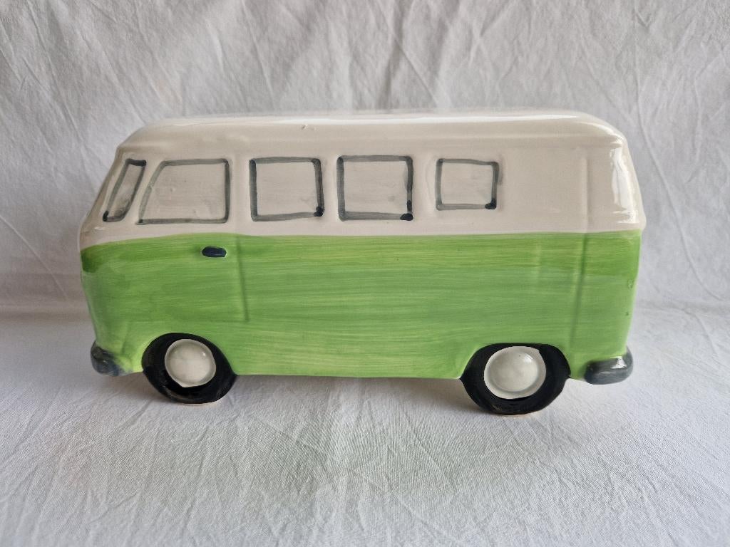 Keramiek spaarpot volkswagen., Ophalen of Verzenden, Zo goed als nieuw, Steen, Aardewerk of Keramiek, Vervoermiddel