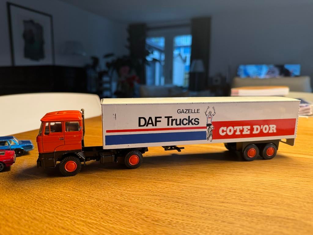 DAF Trucks Gazelle Cote D'Or speelgoed vrachtwagen, Ophalen of Verzenden, Gebruikt, Overige typen