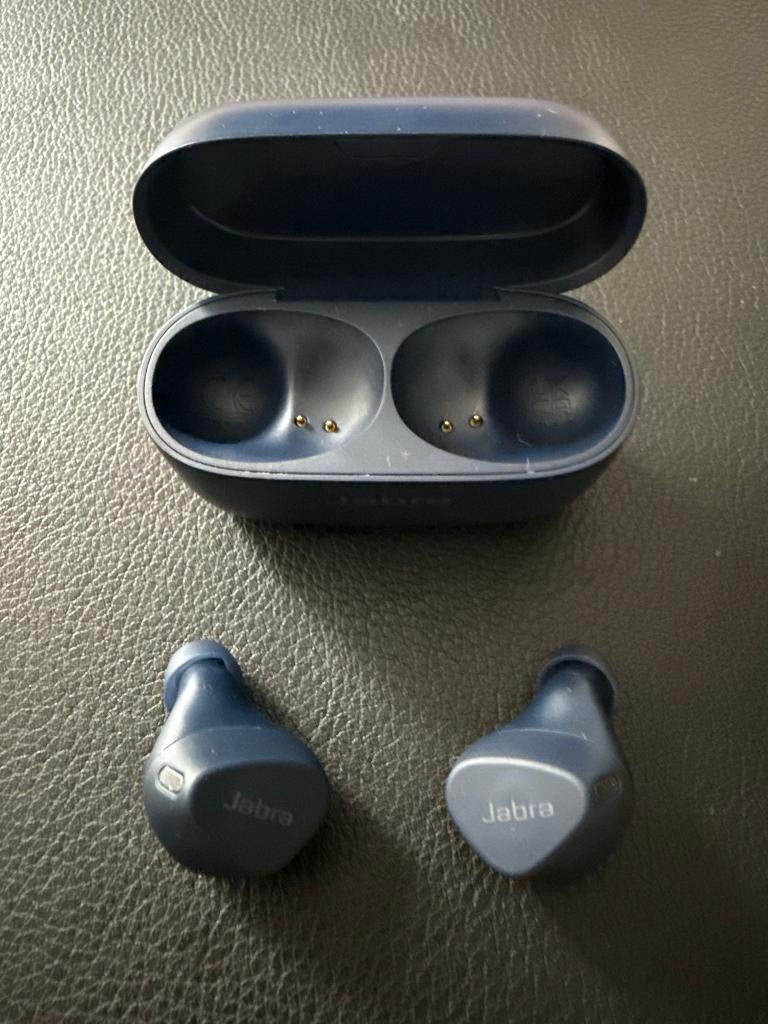 JABRA Elite 4 Active Blue Wireless Earbuds, Gebruikt, Ophalen of Verzenden, In oorschelp (earbud), Blauw