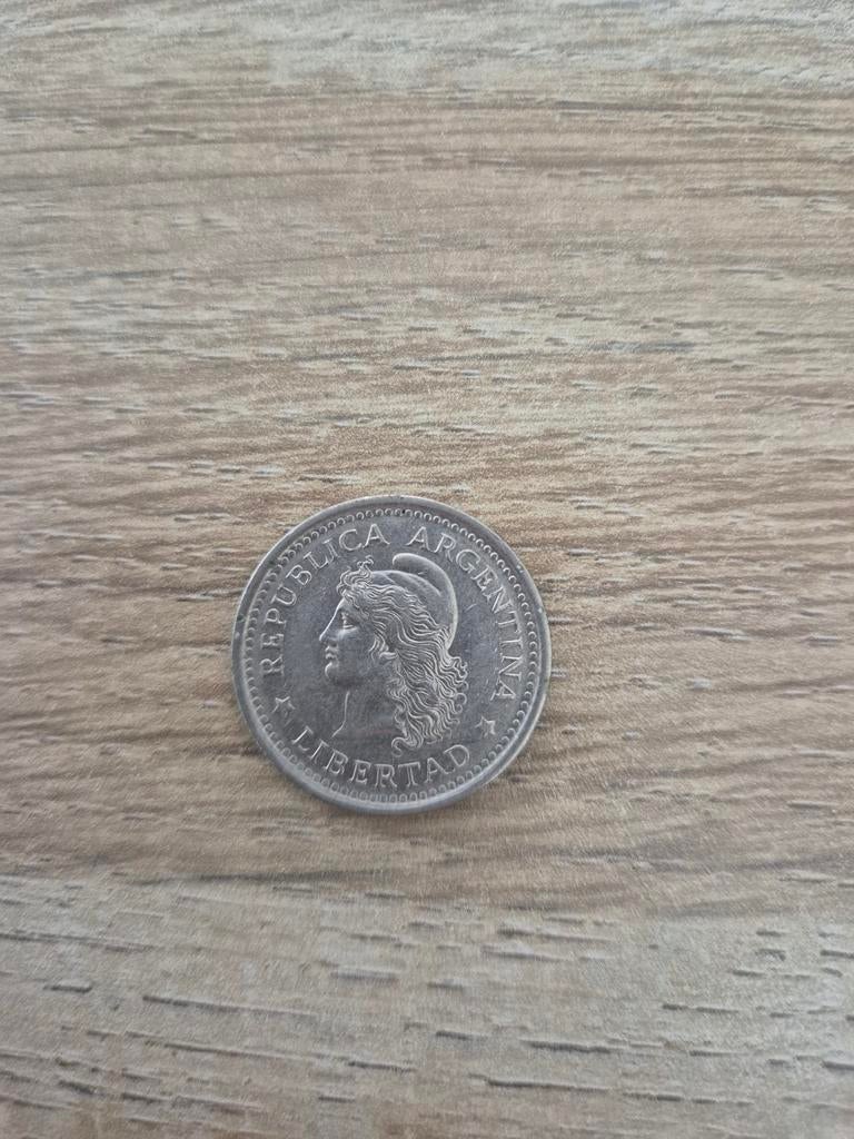 Argentijnse 1 Peso munt uit 1959 - Republiek Argentinië, Ophalen of Verzenden, Zuid-Amerika
