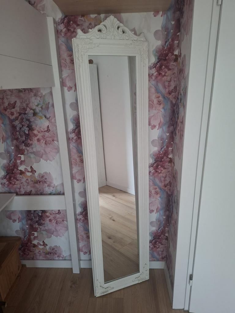 Staande spiegel, Huis en Inrichting, Woonaccessoires | Spiegels, Ophalen, Minder dan 50 cm, Zo goed als nieuw, 150 tot 200 cm