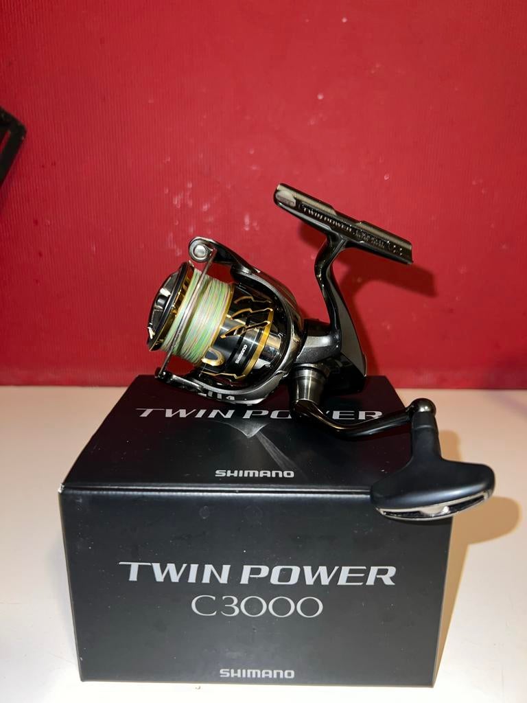 Shimano 20 Twin Power C3000 molen, Watersport en Boten, Ophalen, Zo goed als nieuw, Molen