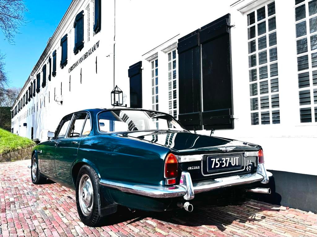 Jaguar XJ serie 1 4.2 Origineel NL 1972, Auto's, Automaat, Beige, Leder, Particulier