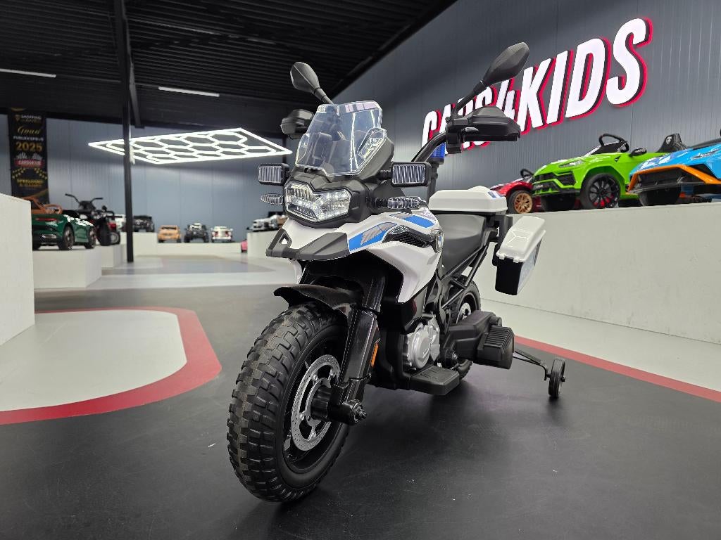 Kindermotor BMW F850 politie - rubberen banden - verlichting, Kinderen en Baby's, Speelgoed | Speelgoedvoertuigen, Nieuw, Ophalen of Verzenden