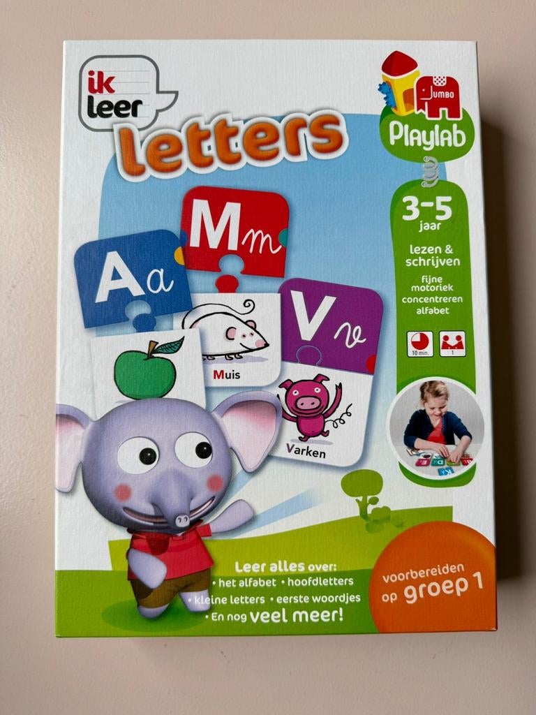 Playlab Ik leer Letters vanaf 3 jaar NIEUW JUMBO Educatief, Ophalen of Verzenden, Zo goed als nieuw, Taal en Lezen