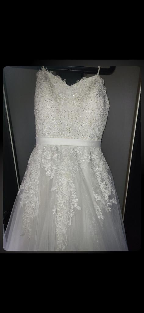 Prachtige trouwjurk, Kleding | Dames, Trouwkleding en Trouwaccessoires, Zo goed als nieuw, Trouwjurk, Wit, Ophalen of Verzenden