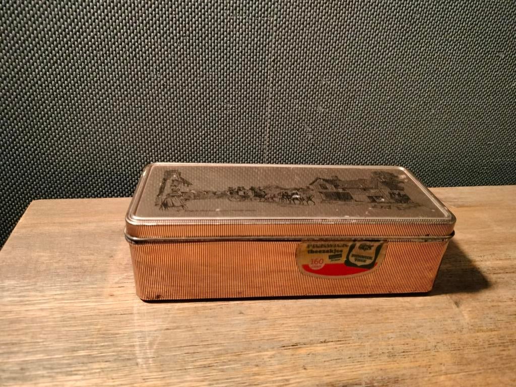 Pickwick theeblik lepelblik, Ophalen of Verzenden, Gebruikt, Gebruiksvoorwerp