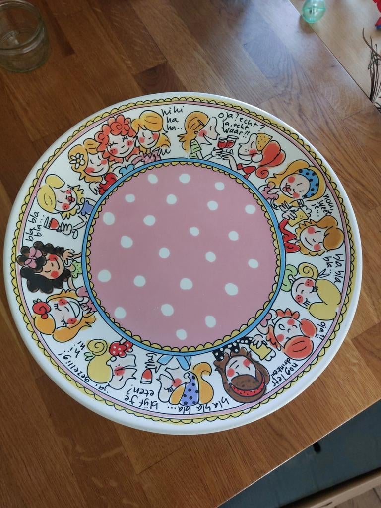 Blond amsterdam, groot serveer bord, Ophalen, Aardewerk, Blond Amsterdam, Bord(en)