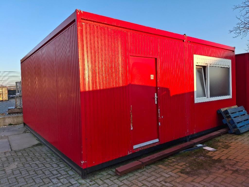 Kantoorunit 6x6 meter, Ophalen, Gebruikt