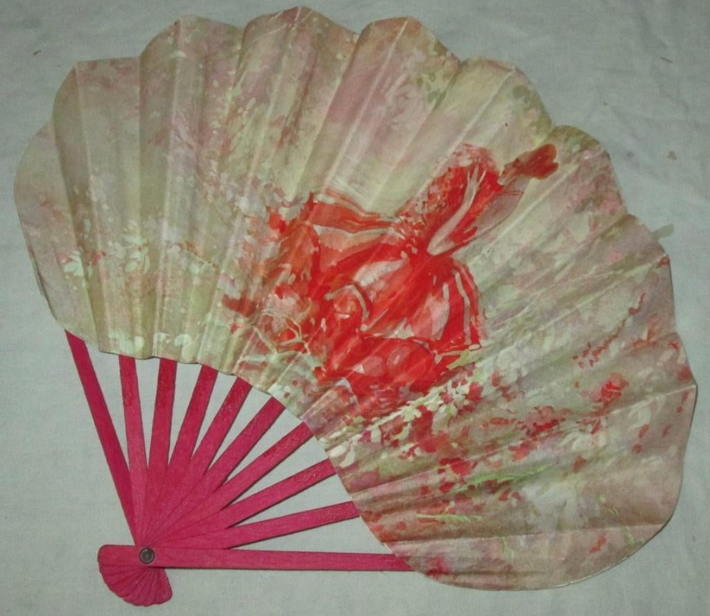 Oude reclame waaier Vichy Le Casino, Antiek en Kunst, Ophalen of Verzenden