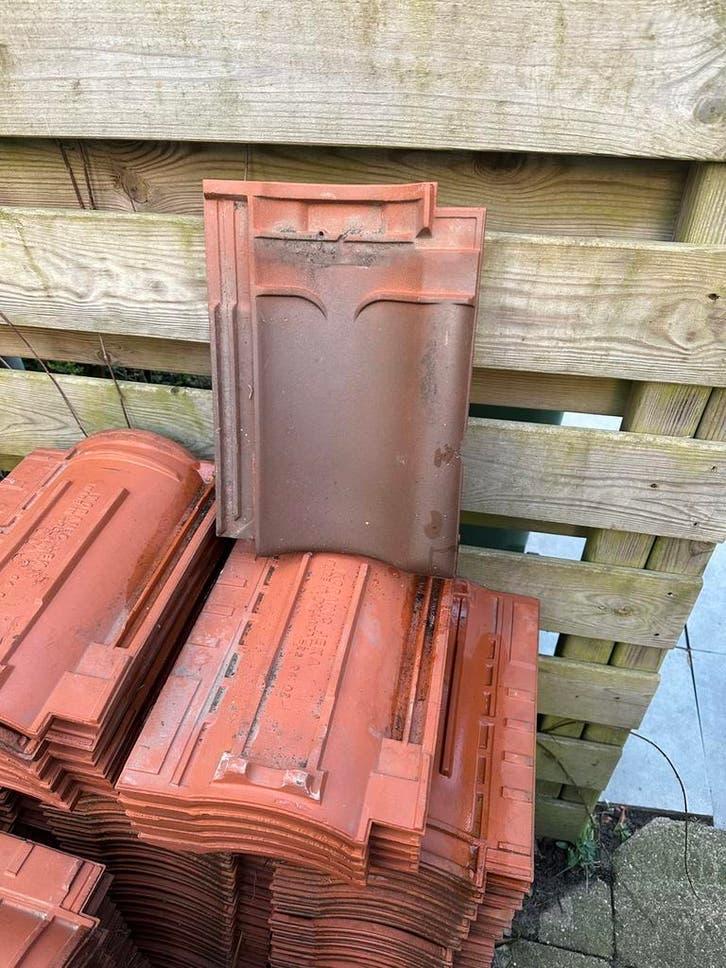 Dakpannen - Nieuw en gebruikt (130 stuks), Ophalen, Gebruikt, Steen of Klei, 15 m² of meer