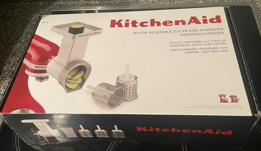 Kitchenaid rasp en extra trommels, Ophalen of Verzenden, Gebruikt