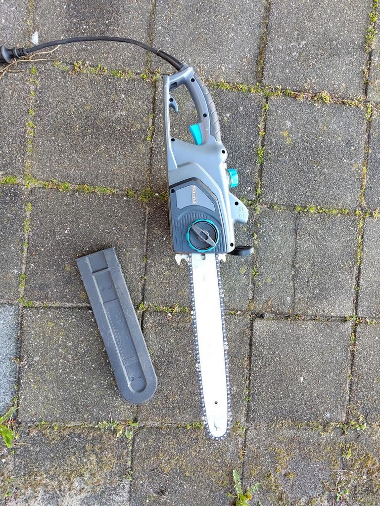 Gamma kettingzaag - Elektrisch en krachtig, Gebruikt, 70 mm of meer, Kettingzaag, Ophalen of Verzenden