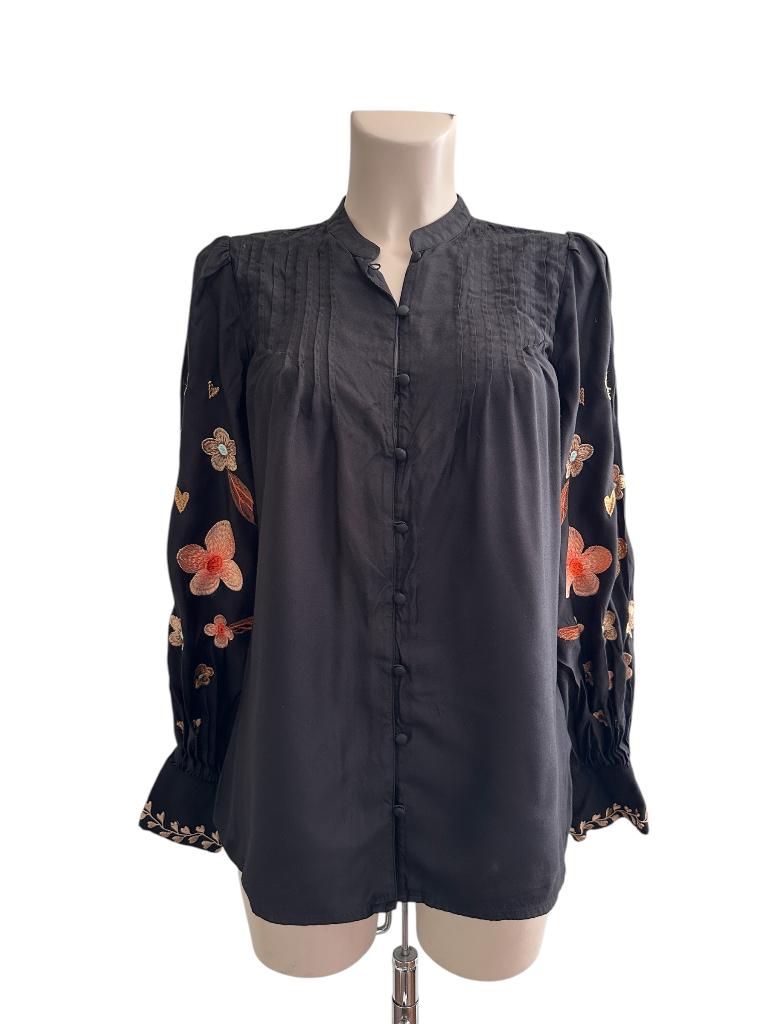 Fabienne Chapot blouse S, Zwart, Ophalen of Verzenden, Zo goed als nieuw
