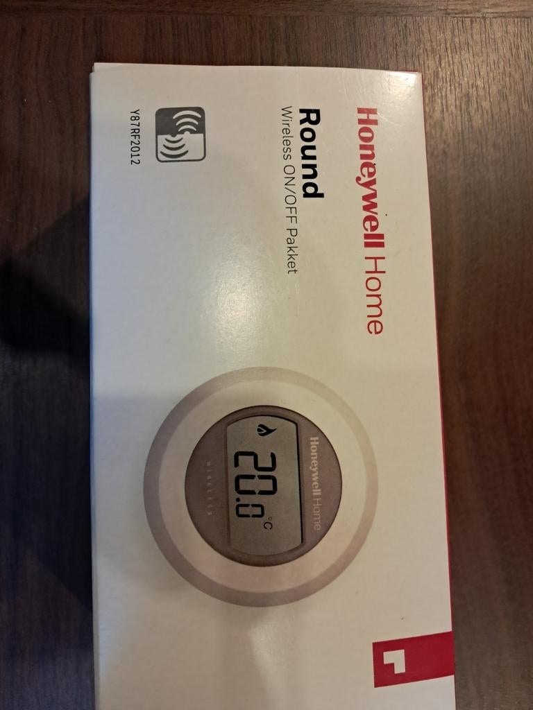 Draadloze thermostaat met zenderHoneywell, Doe-het-zelf en Verbouw, Ophalen of Verzenden, Nieuw