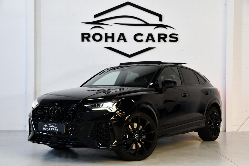 Audi Q3 Sportback TFSI RSQ3 Quattro Pano*B&O*Camera, Automaat, Gebruikt, 1675 kg, Zwart
