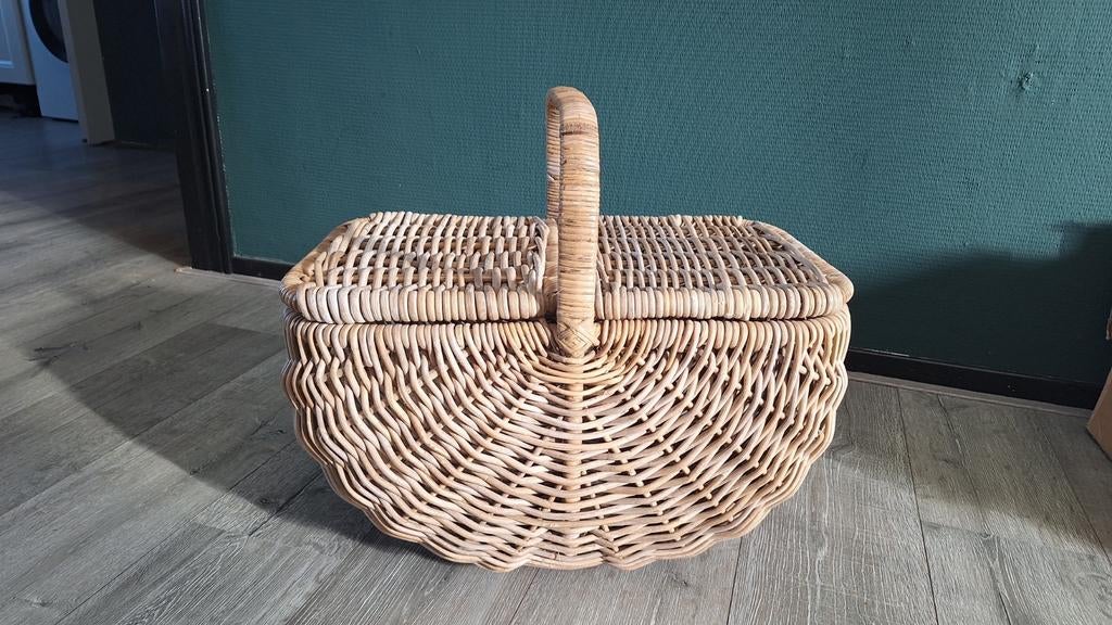 Rieten manden, Hobby en Vrije tijd, Picknickmanden, Ophalen, Nieuw