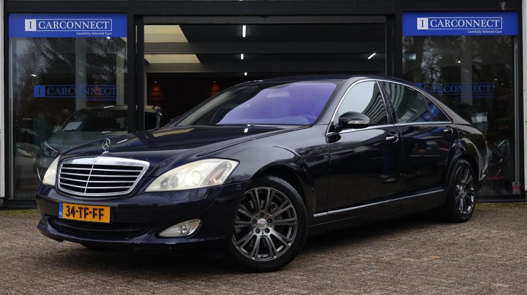 Mercedes-Benz S-klasse 350 Lang Prestige Plus|LPG G3|Full-op, Achterwielaandrijving, Gebruikt, Zwart, Blauw
