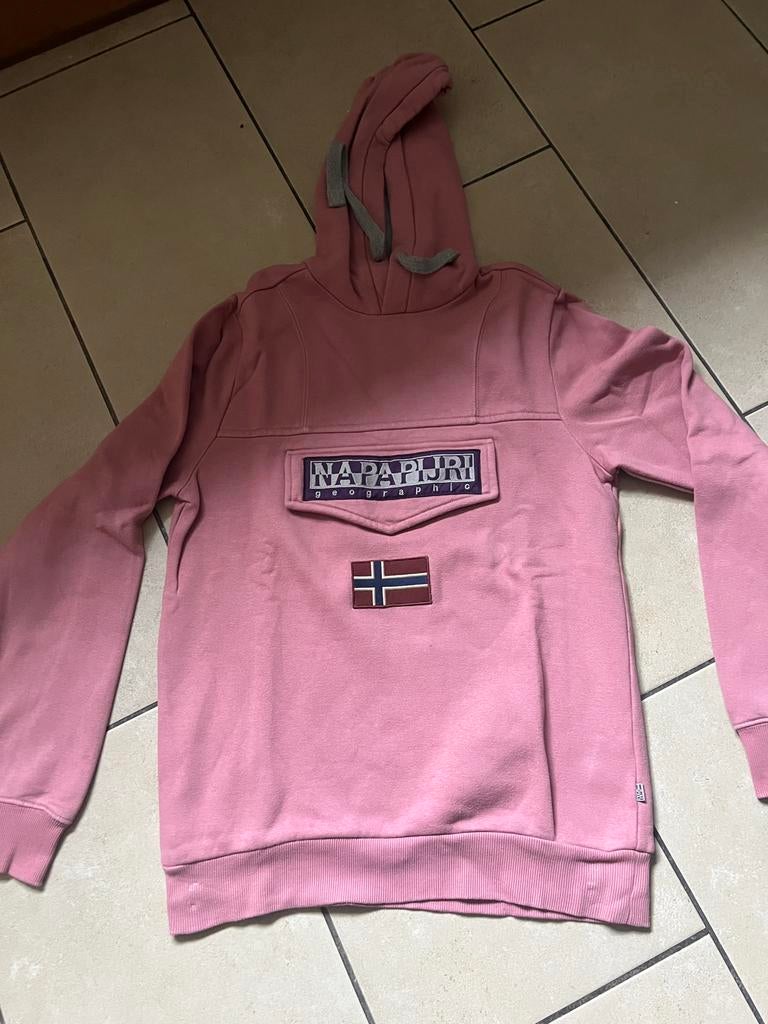 Mooie roze Napapijri hoodie  maat XS., Kleding | Dames, Ophalen of Verzenden, Zo goed als nieuw, Roze, Maat 34 (XS) of kleiner
