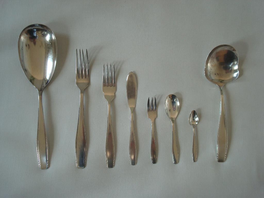 Verzilverd bestek GERO 692 Gentle, Ophalen of Verzenden