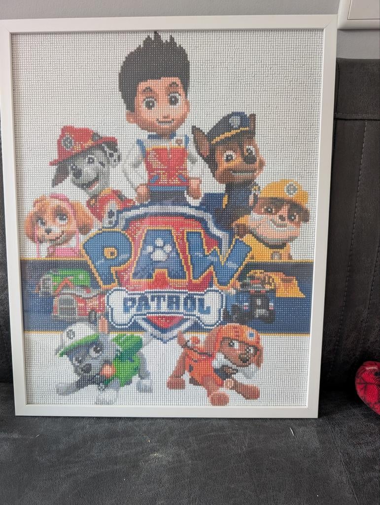 Paw patrol diamond painting 40*50 cm, Ophalen of Verzenden, Wanddecoratie