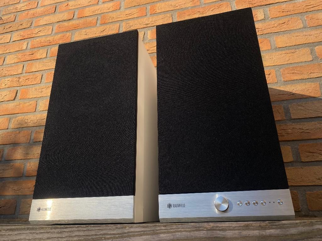 Teufel Raumfeld Stereo M wifi streaming speakers (wit), Overige typen, Zo goed als nieuw, 120 watt of meer, Ophalen