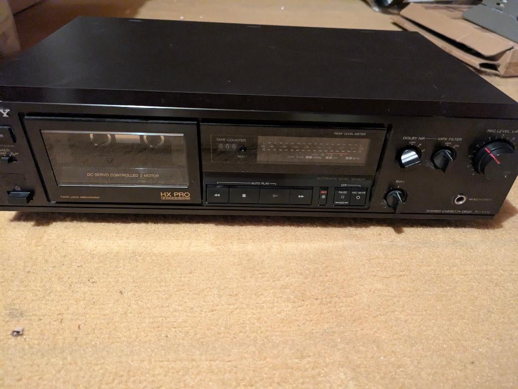 Sony TC-K410 Cassettedeck, Ophalen of Verzenden, Enkel, Sony