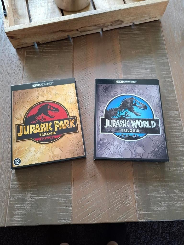 Te koop 4K Ultra HD Blu Ray Jurrasic Park  + Jurrasic World, Cd's en Dvd's, Blu-ray, Ophalen, Zo goed als nieuw, Overige genres