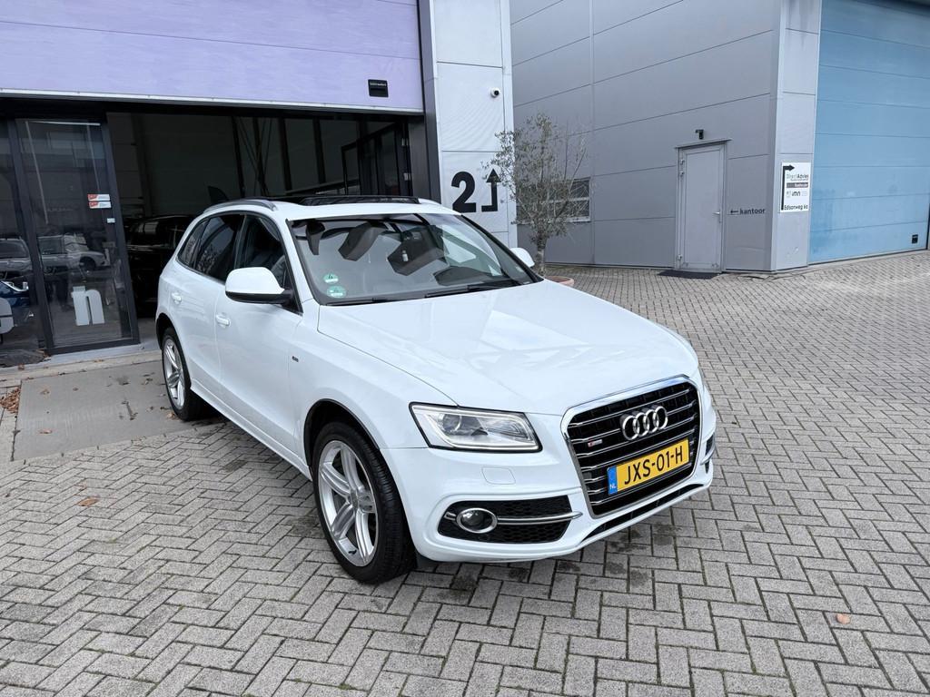 Audi Q5 3.2 FSI quattro 3x S-Line! PANO! 20INCH! LED! B&O! I, Euro 5, 1800 kg, Gebruikt, Zwart