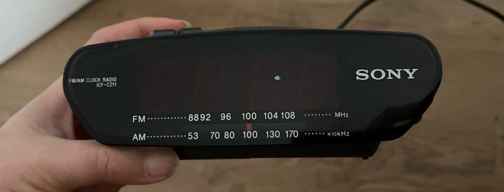 Sony ICF-C211 Dream Machine Wekker Radio, Ophalen, Gebruikt, Radio