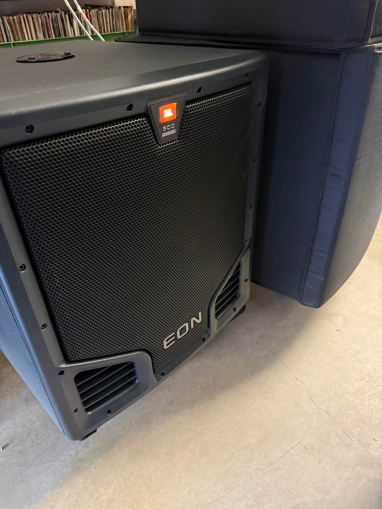 JBL 518S subs, Ophalen, Gebruikt, 500 tot 1000 watt, P.A.