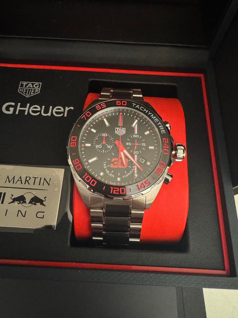 TAG Heuer Max Verstappen Formula 1 Horloge - Collectors Item, Ophalen, Staal, Polshorloge, Zo goed als nieuw
