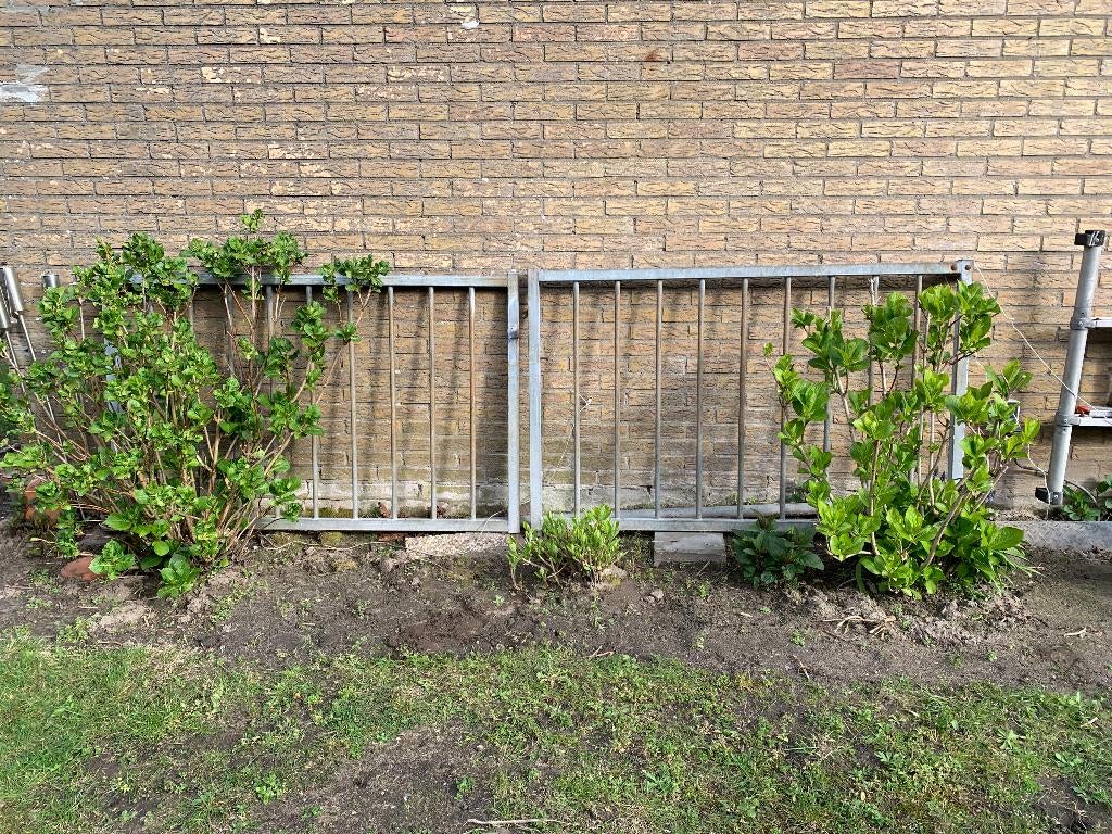 Gegalvaniseerde poorten, Ophalen, Gebruikt, IJzer, Spijlenhekwerk