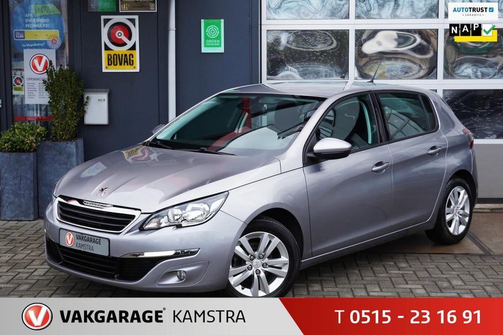 Peugeot 308 1.2 NAP Clima/Cruise/Navi/PDC/Trekh., Voorwielaandrijving, Gebruikt, Euro 6, 1199 cc