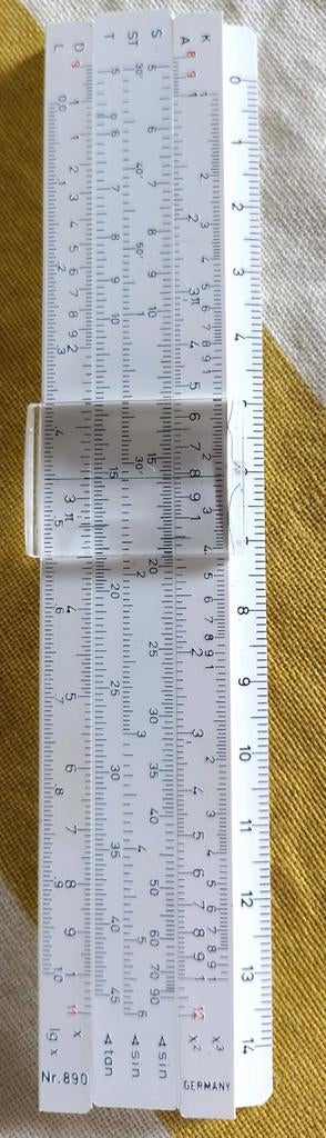 Rekenliniaal Aristo Rietz izgs, Ophalen of Verzenden