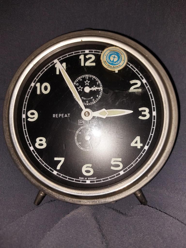 Vintage Peter wekker - Made in Germany, Antiek en Kunst, Antiek | Klokken, Ophalen of Verzenden