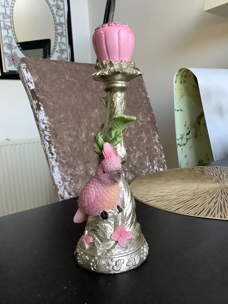 Kandelaar Vogel, Overige materialen, Nieuw, Ophalen of Verzenden, Kandelaar