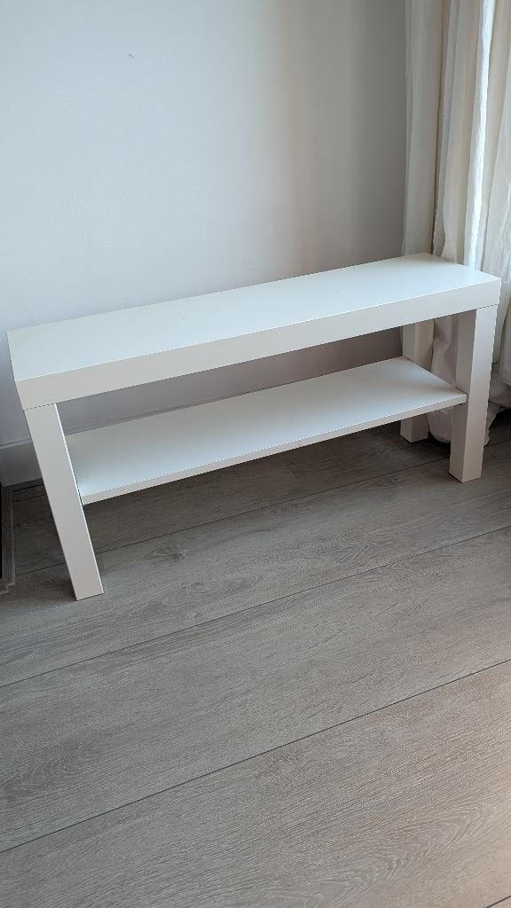IKEA LACK TV Bench — White, Ophalen, Overige materialen, 50 tot 100 cm, Zo goed als nieuw