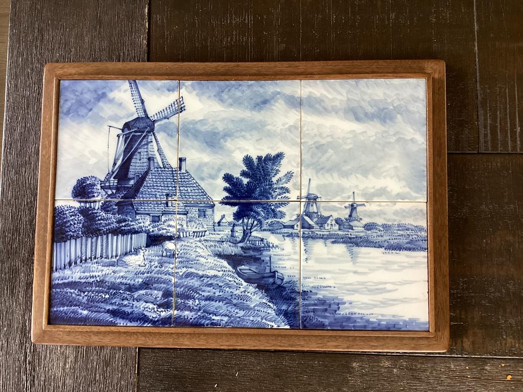 Tegeltableau Tichelaar Makkum, Antiek en Kunst, Antiek | Wandborden en Tegels, Ophalen of Verzenden