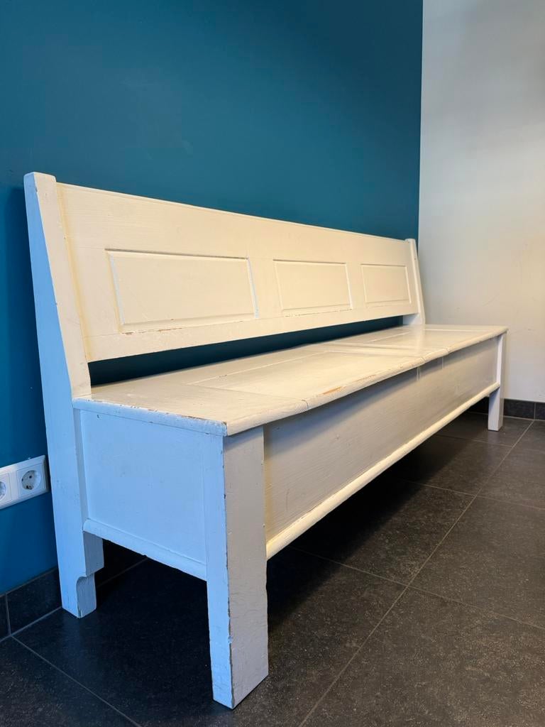 Houten klepbank, Ophalen, Gebruikt, Hout