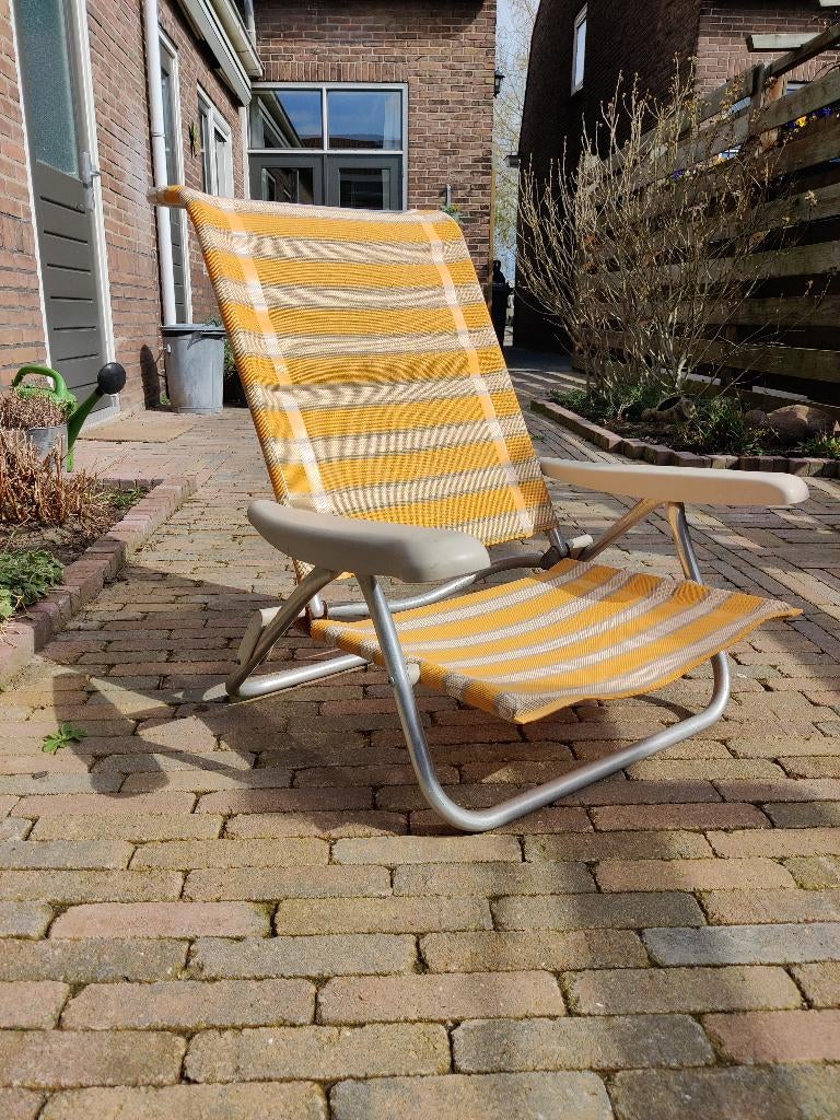 Strandstoel, Ophalen, Gebruikt, Overige materialen, Verstelbaar