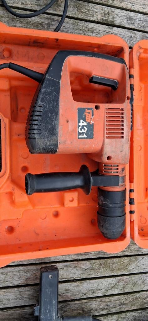 Hamerboor Klopboormachine Spit 431 in Koffer - Gebruikt, Ophalen of Verzenden, Gebruikt, Boor- en/of Breekhamer, Klopboormechanisme