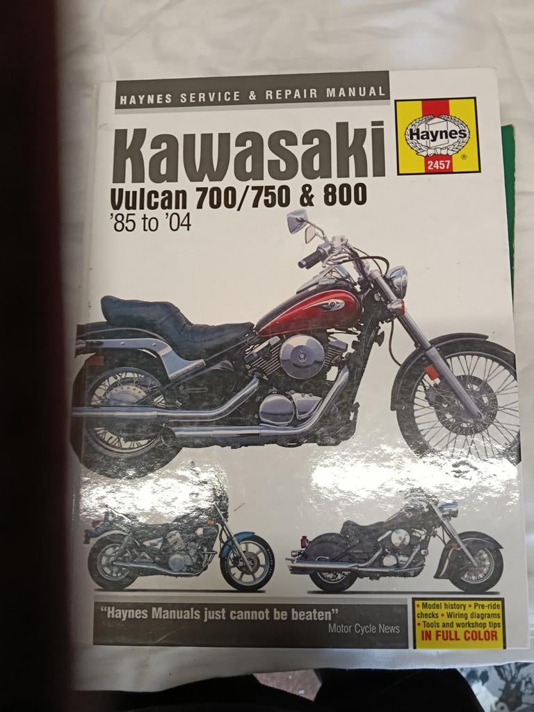 Werkplaatshandboeken voor diverse Kawasaki en Honda motoren, Ophalen, Kawasaki