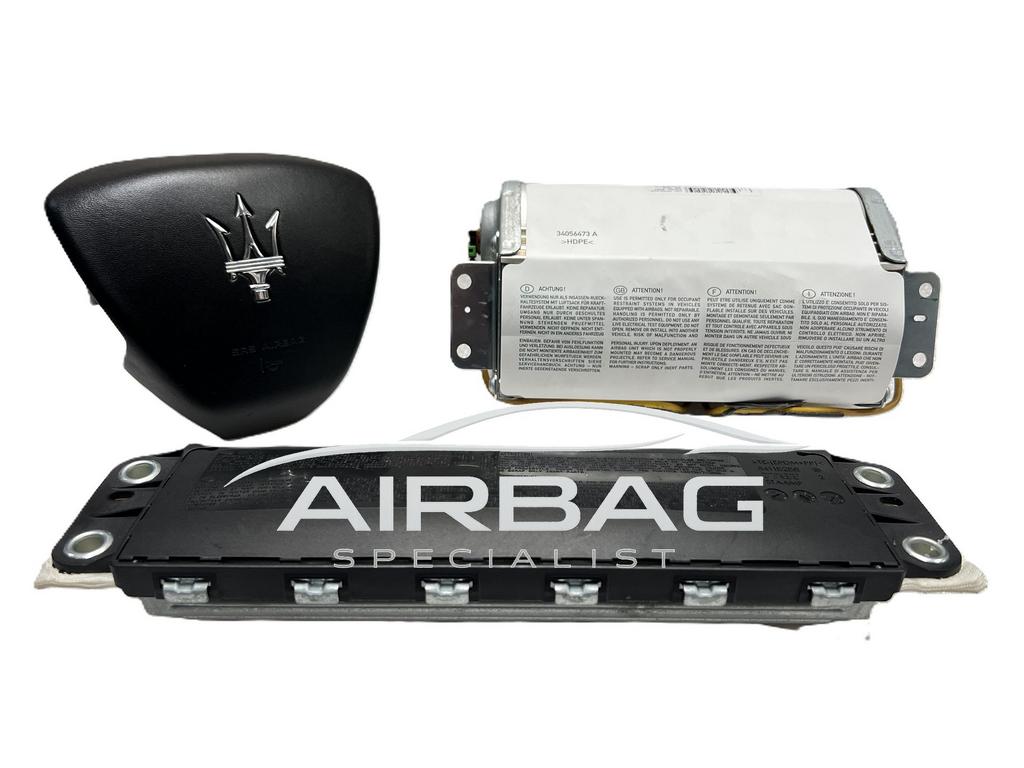 Airbag set Maserati Ghibli III (M157) model 2016+ stuur airb, Gebruikt, -, -, Ophalen of Verzenden