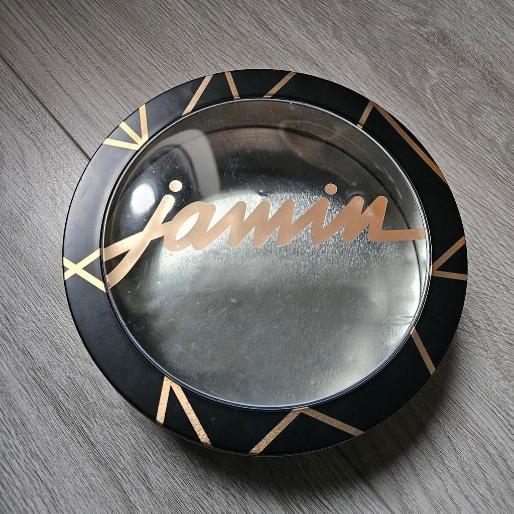 Opruiming: Rond Jamin blik met deksel, Verzamelen, Blikken, Overige, Ophalen of Verzenden