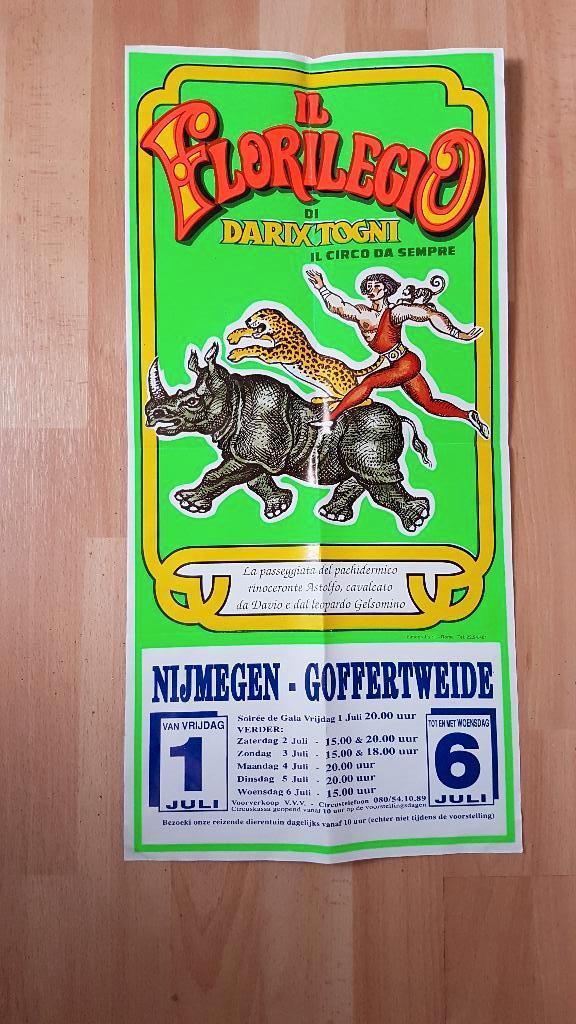 Circus/  Il Florilegio / Circo Darix Togni / Nijmegen 1994., Ophalen of Verzenden, Gebruikt