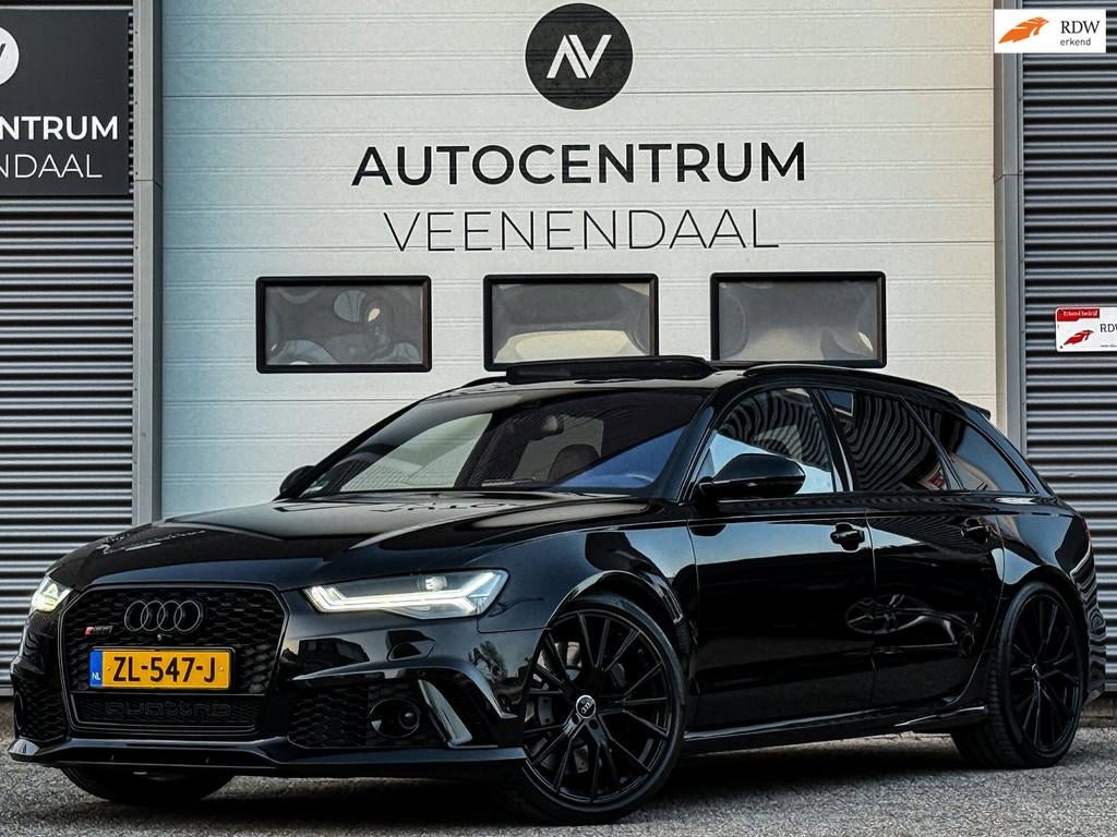 Audi RS6 Avant 4.0 V8 TFSI Quattro 560 PK MILLTEK PANO/TREKH, Automaat, Gebruikt, Adaptive Cruise Control, Geïmporteerd
