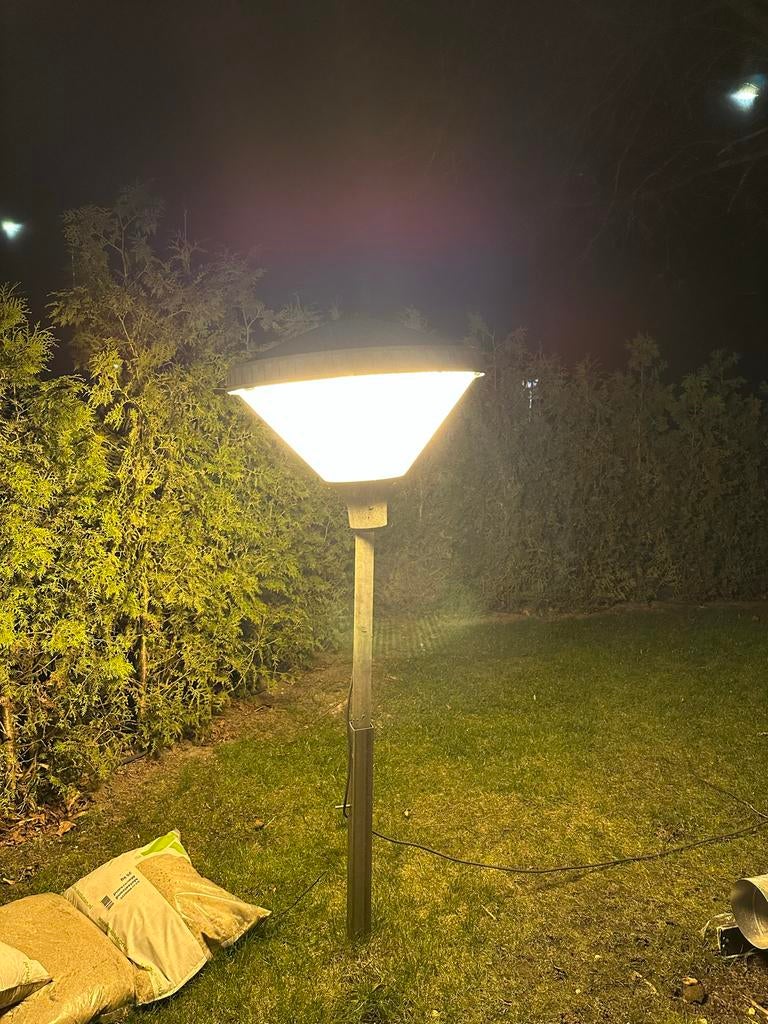 Philips lantaarnpaal Paaltop Armaturen 70W SON, Ophalen, Gebruikt